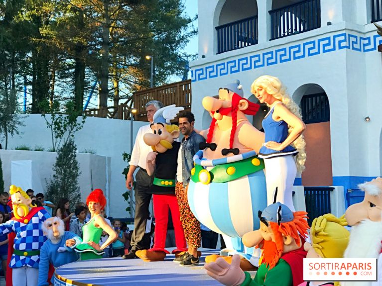 Inauguration de Pégase Express au parc Astérix