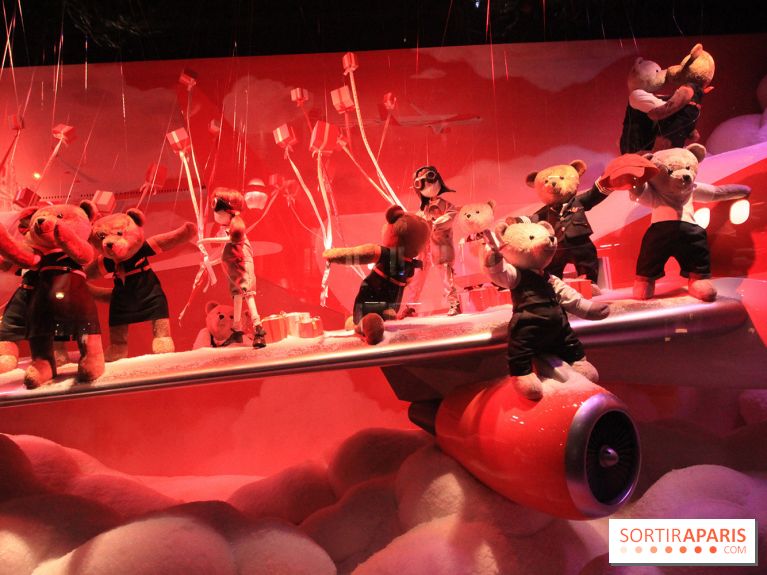 Vitrines de Noël 2017 au Printemps