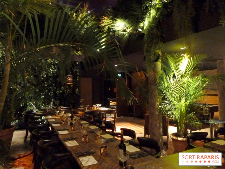 Après, le resto de l'hôtel Kube à l'esprit jungle