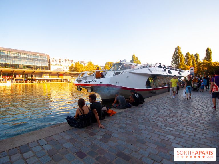 Croisière sur le canal de l'Ourcq