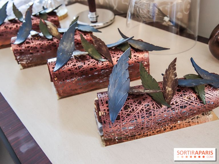 La Bûche de Noël de Bryan Esposito pour le Collectionneur 2018, les photos