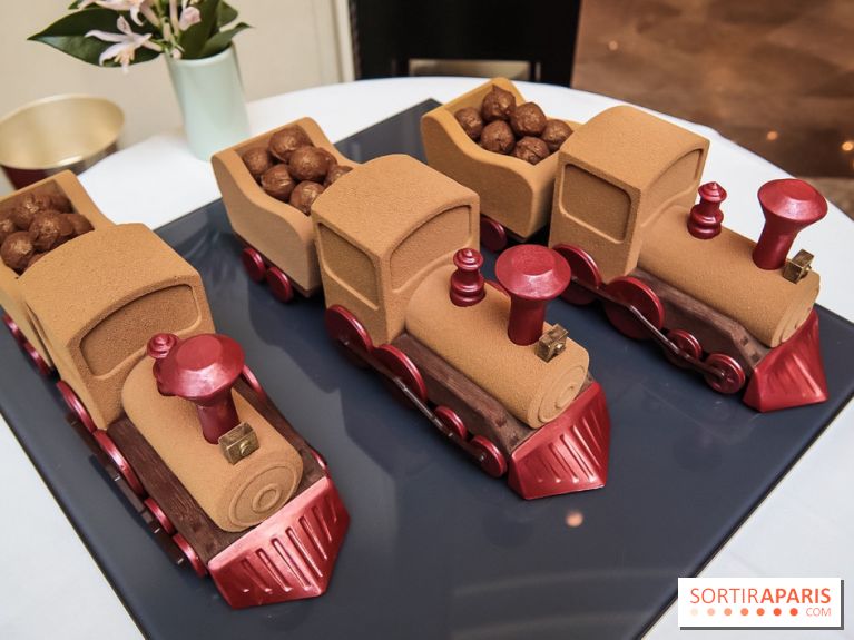 La Bûche Shangri-là Express de Michaël Bartocetti pour Noël 2018