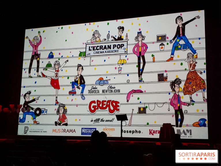 Album Photos Grease en ciné karaoké avec l'Ecran Pop