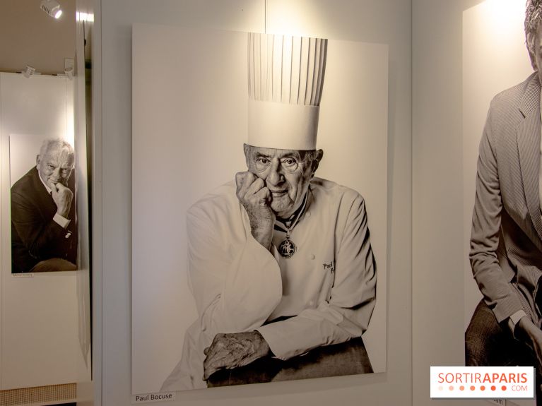 Expo Stéphane de Bourgies, Cinquante portraits de chefs, à la Mairie du 1er