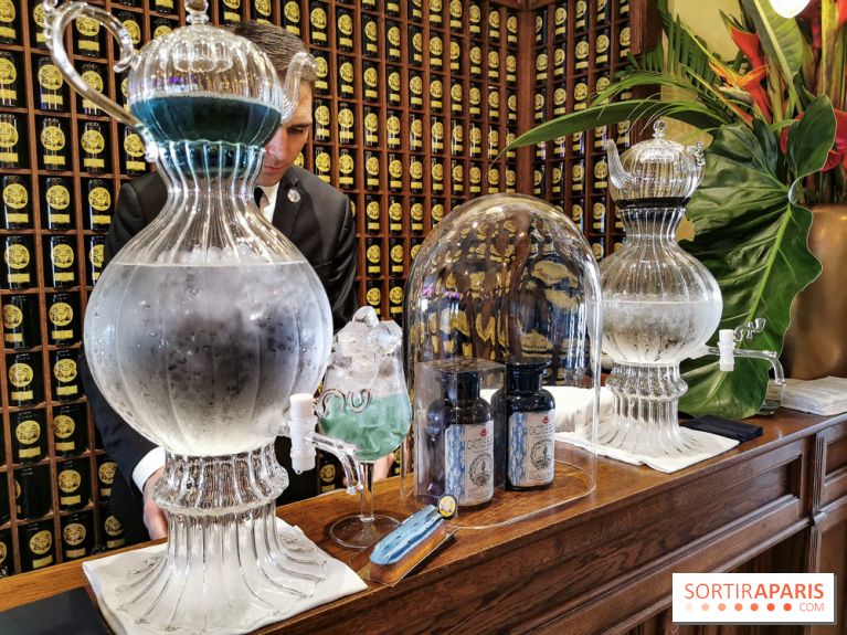 Thé glacé et éclair Cactus Bleu de Mariage Frères, les photos