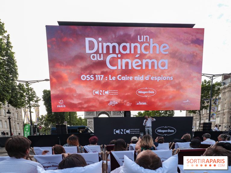 Cinéma en plein air sur les Champs-Elysées 2019 : OSS117 avec Jean Dujardin