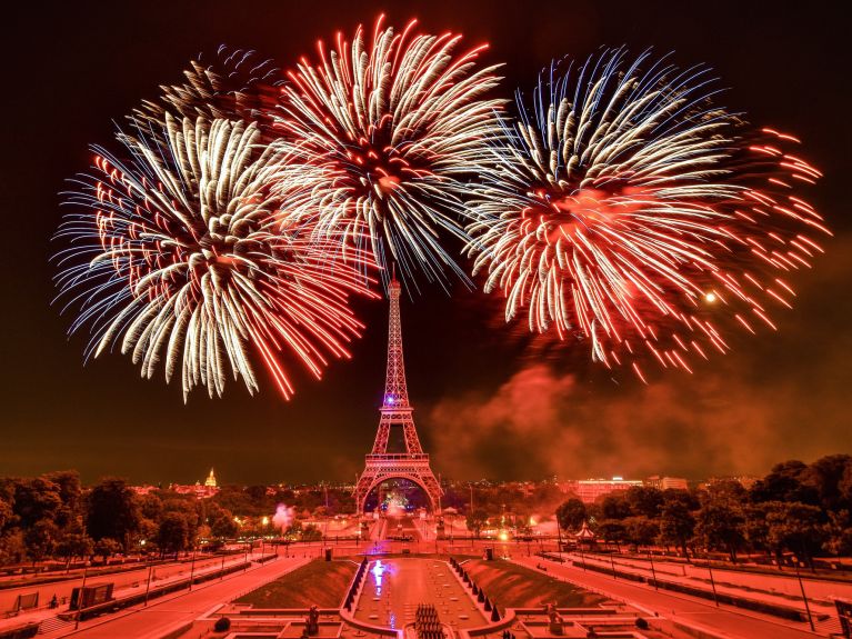 Photos du feu d'artifice de Paris 2019