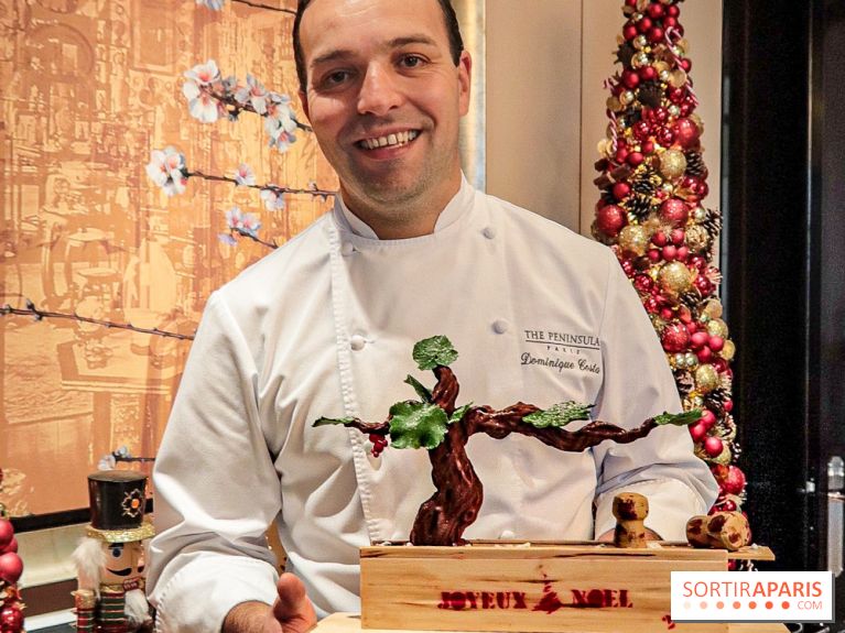 La Bûche de Noël et créations de Noël au Peninsula 2019 et galette des rois 2020