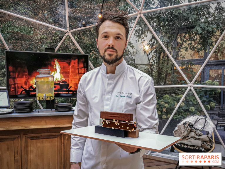 Bûche de Noël de Quentin Lechat au Jardin Privé 2019