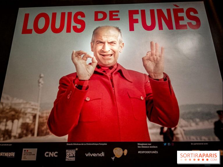 Exposition Louis de Funès à la Cinémathèque