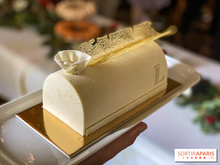 Bûches et créations de Noël Ladurée 2020 avec Jean François Piège