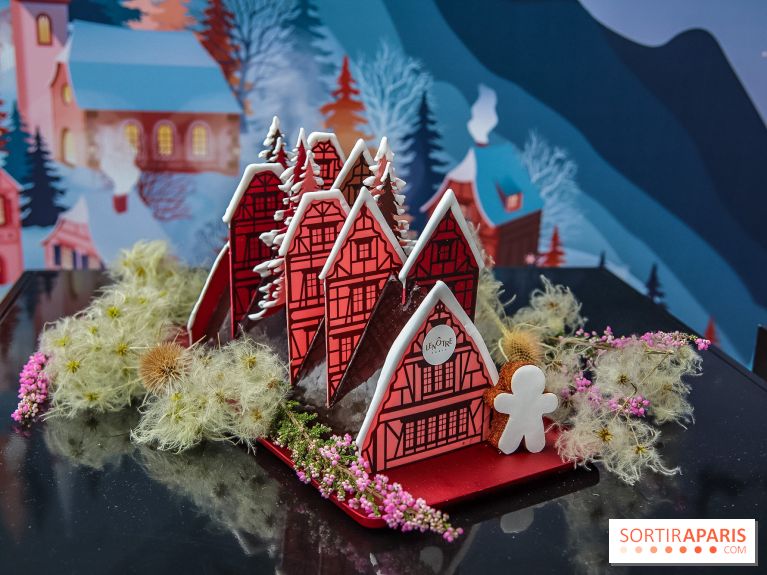 Photos : Bûche et création de Noël en Alsace chez Lenôtre 2020