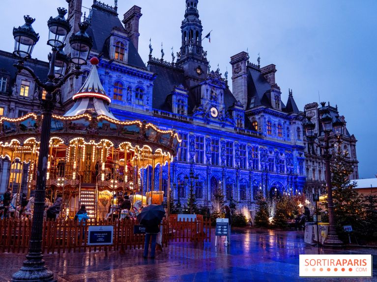 Photos : Village et illuminations de Noël de l'Hôtel de Ville 2020