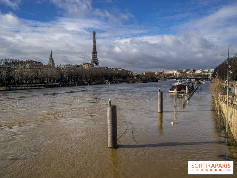 La Seine en crue février 2021