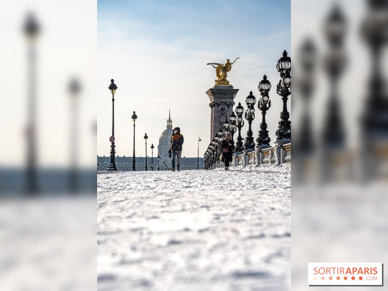 La Neige à Paris ce 10 février 2021