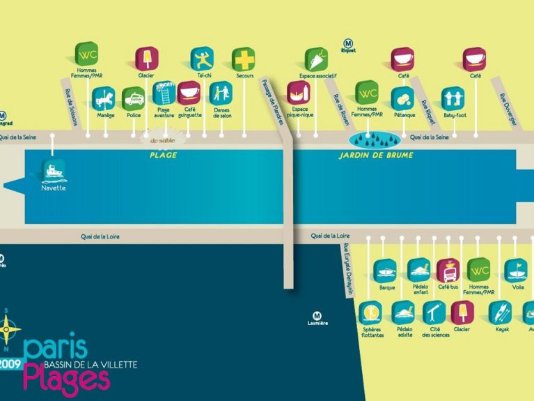 Paris Plages, Festival, Eté, Quais, Bords de Seine