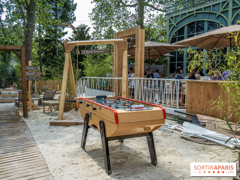 Le Beach Parisienne du Chalet du lac, la plage estivale à Paris