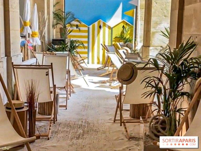 Le comptoir à glaces et la terrasse plage Guanahani du Crillon