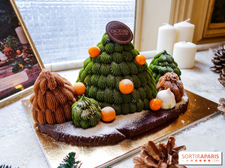 Bûches de Noël 2021 signées Angelina, nos photos