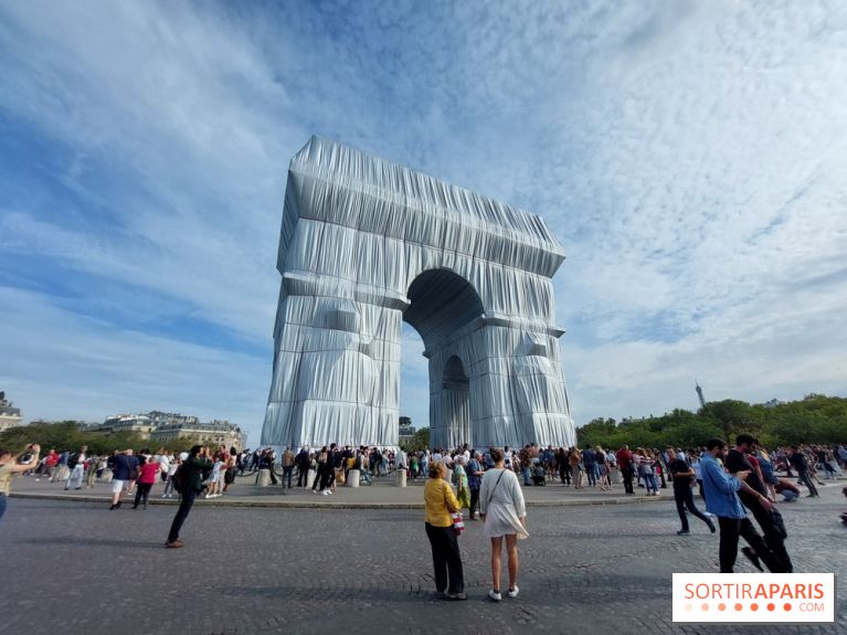L'Arc de Triomphe empaqueté, nos photos