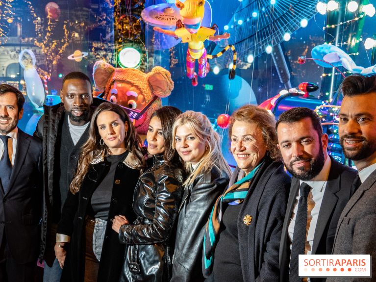 Inauguration vitrines et sapin des Galeries Lafayettes 2021 