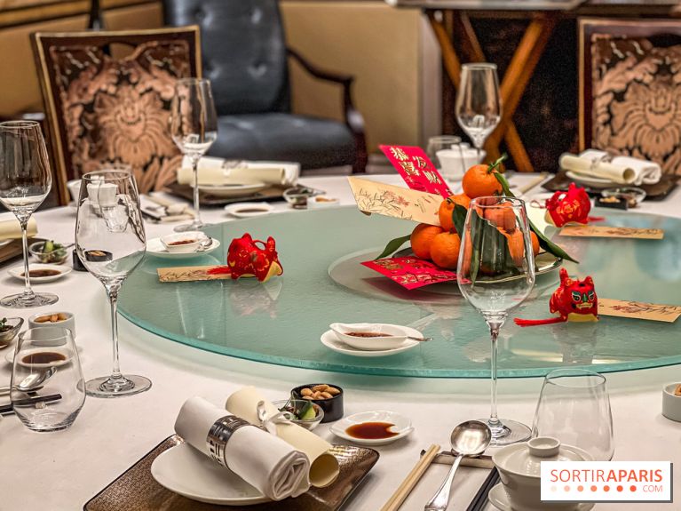 Menu de Nouvel an Chinois au Shang Palace 2022