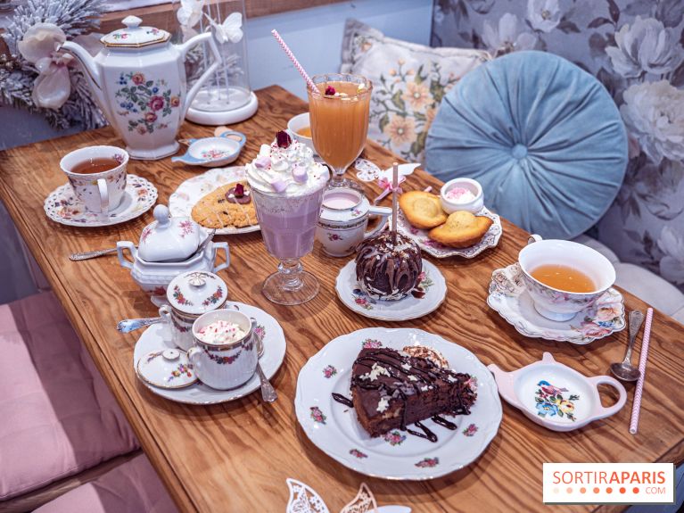 Le Jardin de Mademoiselle en mode Fête foraine sous la neige 