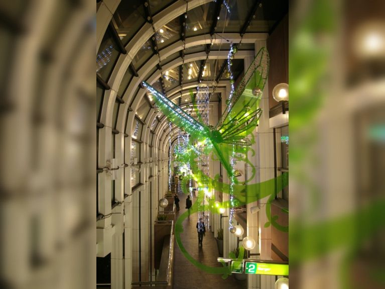 Illumination du Forum des Halles par Samuel Le Bihan