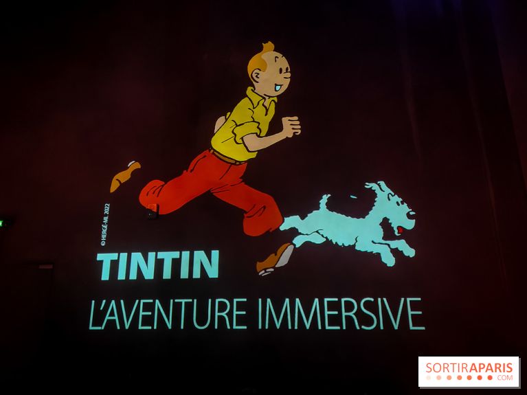 Tintin, l'aventure immersive à l'Atelier des Lumières : l'exposition insolite à vivre - nos photos
