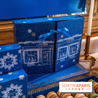 Bûche de Noël Ladurée 2022 - calendrier de l'avent