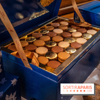 Bûche de Noël Ladurée 2022 - coffret macarons