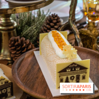Bûches et créations de Noël Lenôtre 2022 - bûche étoile d'hiver