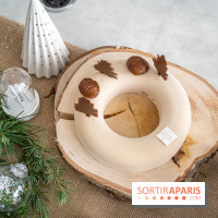 Bûches de Noël et gâteau de réveillon de Philippe Conticini 2022 - couronne - gâteau nouvel an