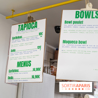 Onda, le restaurant Brésilen de tapiocas, crêpe de manioc - menu - carte