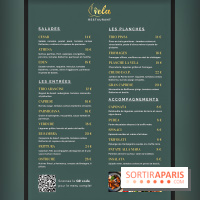 La Vela, le restaurant italien - méditerranéen de Boulogne - carte - menu