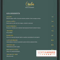 La Vela, le restaurant italien - méditerranéen de Boulogne - carte - menu