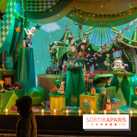 Vitrines de Noël du Printemps 2022, l’inauguration avec Naomie Campbell et Isabelle Huppert