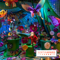 Vitrines de Noël du Printemps 2022, l’inauguration avec Naomie Campbell et Isabelle Huppert