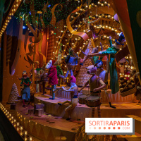 Vitrines de Noël du Printemps 2022, l’inauguration avec Naomie Campbell et Isabelle Huppert