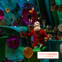 Vitrines de Noël du Printemps 2022, l’inauguration avec Naomie Campbell et Isabelle Huppert