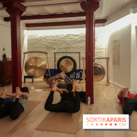 At Aûm, studio de yoga et espace de coworking dans le 20e