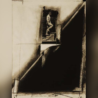 Vladimir Velickovic On the Stairs, 1989-99 exemplaires. Editions de la Différence