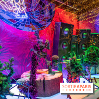 Les vitrines et sapin de Noël des Galeries Lafayette 2022