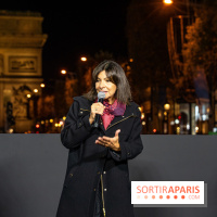 Illuminations nations des Champs-Élysées 2022, inauguration avec Tahar Rahim