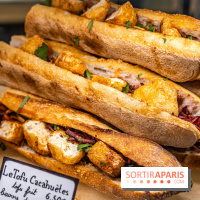 Boulangerie artisanale MieMie, levain et farines anciennes Paris 11e - sandwich végétarien