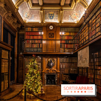 Château de Chantilly Noël 2022 - cabinet des livres