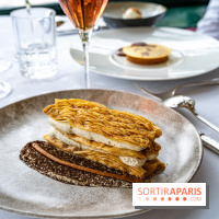Grande Cascade restaurant 16e - Bois de Boulogne - mille feuille vanille - Joris Vée
