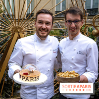 La Bûche de Noël 2022 de l'Hôtel Fouquet's paris par Anthony Coquereau - Yann Le Douaron