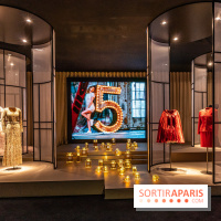 Exposition Le Grand Numéro de Chanel au Grand Palais Éphémère à Paris- robe - publicité - spot publicitaire