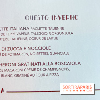 Raclette italienne chez I Grappoli à Paris - carte - menu